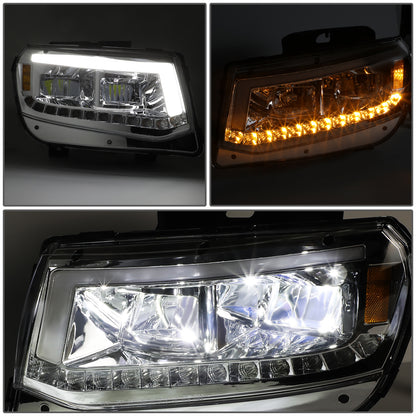 FAROS 14-15 CHEVROLET CAMARO - FITS MODELS WITH HALOGEN HEADLIGHTS ONLY - FULL LED - CHROME