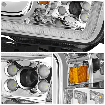 FAROS FORD F150 2018-2020 - FITS MODELS WITH FACTORY LED HEADLIGHTS ONLY - CHROME