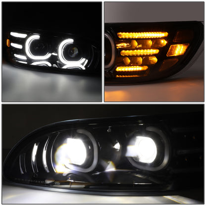 FAROS 08-19 PETERBILT 325 / 05-20 PETERBILT 330 / 05-10 PETERBILT 335 / 10-20 PETERBILT 337 / 07-10 PETERBILT 340 / 10-20 PETERBILT 348 / 07-18 PETERBILT 382 / 07-14 PETERBILT 384 / 05-16 PETERBILT 386 / 99-11 PETERBILT 387 - C-HALO PROJECTOR SWITCHBACK