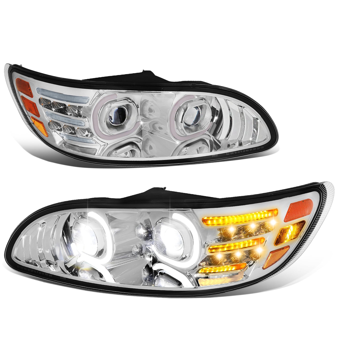 FAROS 08-19 PETERBILT 325 / 05-20 PETERBILT 330 / 05-10 PETERBILT 335 / 10-20 PETERBILT 337 / 07-10 PETERBILT 340 / 10-20 PETERBILT 348 / 07-18 PETERBILT 382 / 07-14 PETERBILT 384 / 05-16 PETERBILT 386 / 99-11 PETERBILT 387 - C-HALO PROJECTOR SWITCHBACK