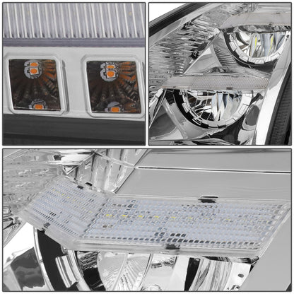 FAROS 18-21 VOLVO VNL, VNL 300, VNL 400, VNL 740, VNL 760, VNL 860 / 18-21 VOLVO VNR, VNR 300, VNR 400, VNR 640 - REFLECTOR HIGH / LOW SEQUENTIAL CHASE LED - CHROME