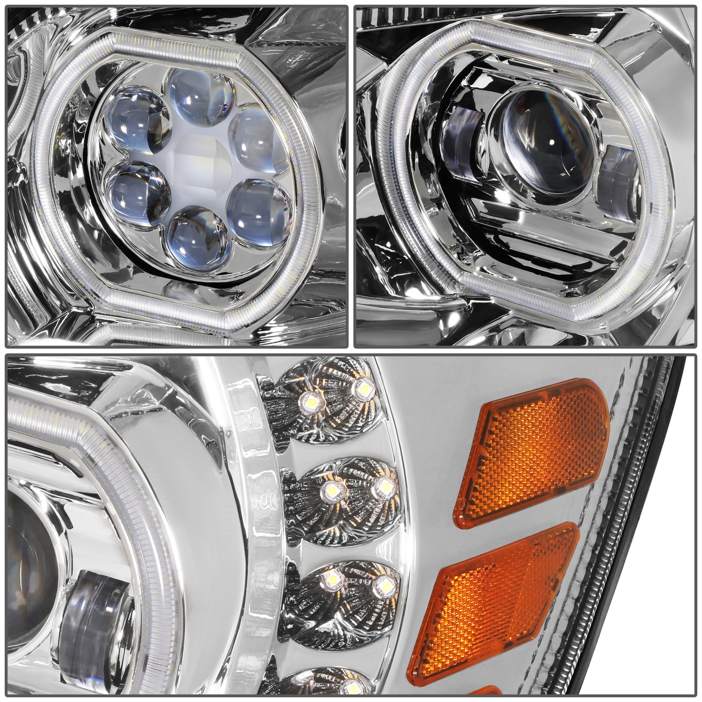 FAROS 06-17 HINO 338 / 06-17 HINO 268 / 06-17 HINO 258 / 06-14 HINO 238 / 06-10 HINO 185 / 06-10 HINO 165 / 06-10 HINO 145 - CHROME