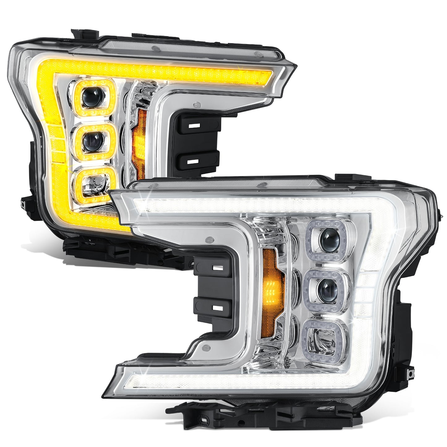 FAROS FORD F150 2018-2019  CHROME