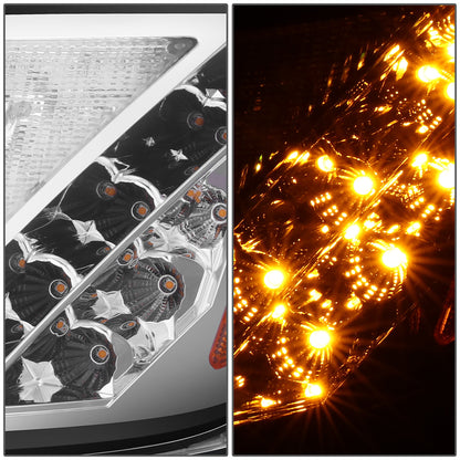 FAROS 08-19 PETERBILT 325 / 05-20 PETERBILT 330 / 05-10 PETERBILT 335 / 10-20 PETERBILT 337 / 07-10 PETERBILT 340 / 10-20 PETERBILT 348 / 07-18 PETERBILT 382 / 07-14 PETERBILT 384 / 05-16 PETERBILT 386 / 99-11 PETERBILT 387 - FULL LED RGB DRL - CHROME
