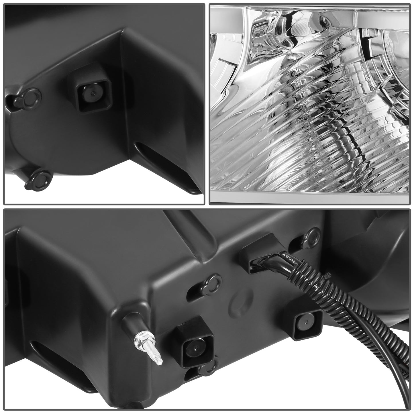 FAROS 08-19 PETERBILT 325 / 05-20 PETERBILT 330 / 05-10 PETERBILT 335 / 10-20 PETERBILT 337 / 07-10 PETERBILT 340 / 10-20 PETERBILT 348 / 07-18 PETERBILT 382 / 07-14 PETERBILT 384 / 05-16 PETERBILT 386 / 99-11 PETERBILT 387 - FULL LED RGB DRL - CHROME