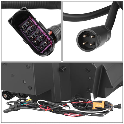 FAROS 13-20 PETERBILT 579 / 11-18 PETERBILT 587 - FULL LED RGB DRL SEQUENTIAL TURN SIGNAL - CHROME