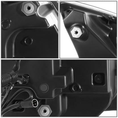 FAROS 18-21 VOLVO VNL, VNL 300, VNL 400, VNL 740, VNL 760, VNL 860 / 18-21 VOLVO VNR, VNR 300, VNR 400, VNR 640 - FULL LED RGB DRL SEQUENTIAL TURN SIGNAL - CHROME