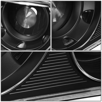 FAROS 08-14 DODGE CHALLENGER - ONLY FITS MODELS WITH FACTORY EQUIPPED HID HEADLIGHTS - DOES NOT FIT MODELS WITH FACTORY EQUIPPED HALOGEN HEADLIGHTS - OE STYLE - D1S HIGH / LOW BEAM, 4157NA SIGNAL - BLACK