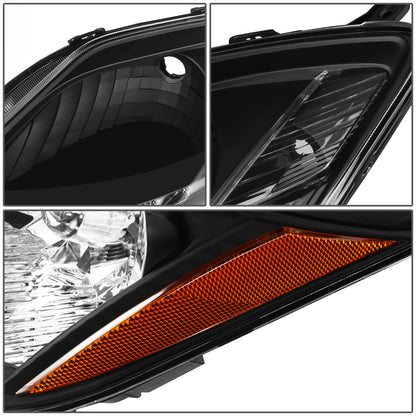 FAROS HID - 06-09 TOYOTA PRIUS - ONLY FITS MODELS WITH FACTORY HID/XENON HEADLIGHTS - DOES NOT FIT FACTORY HALOGEN HEADLIGHT MODELS - BLACK HOUSING / AMBER CORNER - D4R LOW/HIGH / 7440 SIGNAL / 7440 PARKING, 2825 SIDE MARKER