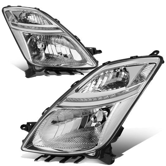 FAROS HID - 06-09 TOYOTA PRIUS - ONLY FITS MODELS WITH FACTORY HID/XENON HEADLIGHTS - DOES NOT FIT FACTORY HALOGEN HEADLIGHT MODELS - CHROME HOUSING / CLEAR CORNER - D4R LOW/HIGH / 7440 SIGNAL / 7440 PARKING, 2825 SIDE MARKER