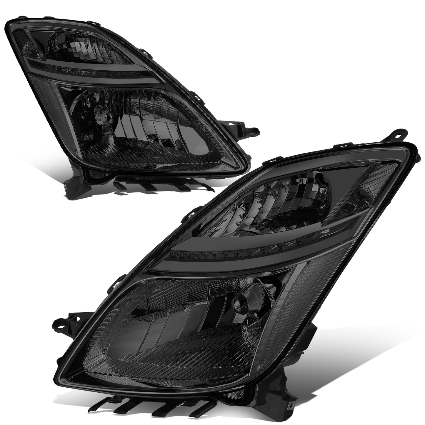 FAROS HID - 06-09 TOYOTA PRIUS - ONLY FITS MODELS WITH FACTORY HID/XENON HEADLIGHTS - DOES NOT FIT FACTORY HALOGEN HEADLIGHT MODELS - SMOKED LENS / CLEAR CORNER - D4R LOW/HIGH / 7440 SIGNAL / 7440 PARKING, 2825 SIDE MARKER