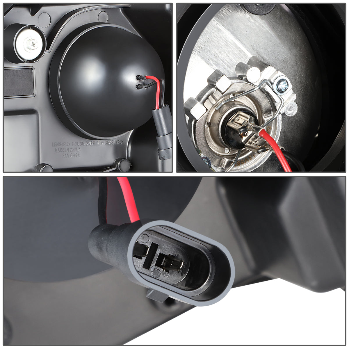 FAROS 07-13 CHEVY SILVERADO 1500 / 07-14 SILVERADO 2500 HD, 3500 - DOES NOT FIT 2007 OLD BODY CLASSIC MODELS - FITS MODELS WITH HALOGEN HEADLIGHTS ONLY - RECTANGLE LED DRL - CHROME HOUSING / CLEAR CORNER