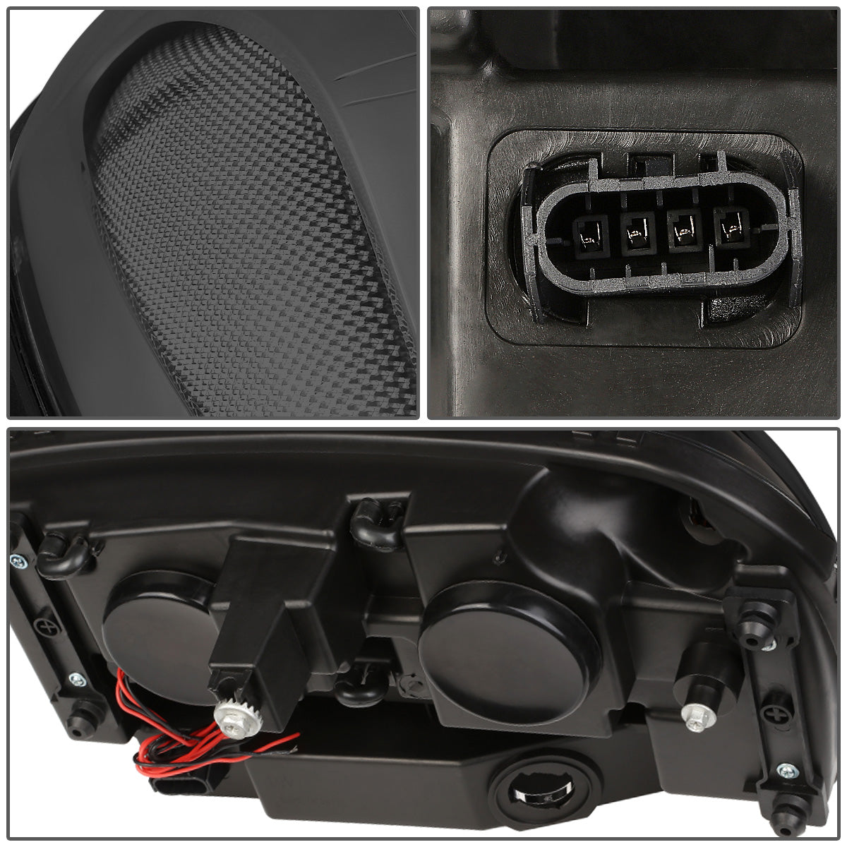 FAROS 02-06 CHEVY TRAILBLAZER EXT / 02-09 CHEVY TRAILBLAZER - 4DR - LED DRL - OE - SMOKE HOUSING / CLEAR CORNER