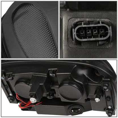 FAROS 02-06 CHEVY TRAILBLAZER EXT / 02-09 CHEVY TRAILBLAZER - 4DR - LED DRL - OE - SMOKE HOUSING / CLEAR CORNER