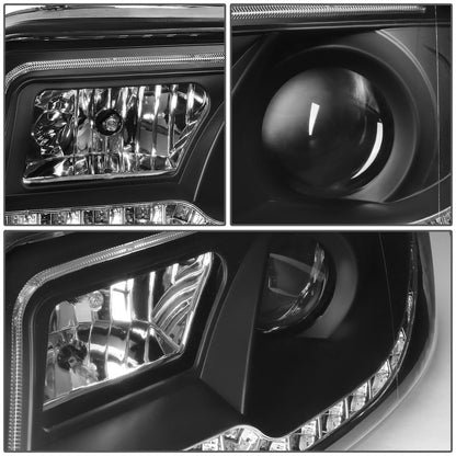 FAROS 02-05 AUDI A4 B6, A4 B6 QUATTRO / 04-05 AUDI S4 B6, A4 B6 QUATTRO - LED DRL - 4DR - DOES NOT FIT CABRIOLET MODELS - DOES NOT FIT MODELS WITH OEM XENON HID HEADLIGHTS - ONLY FITS SEDAN / WAGON MODELS WITH OEM HEADLIGHTS - BLACK HOUSING / CLEAR LENS