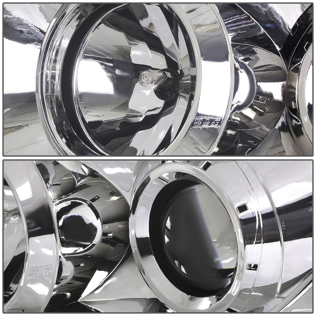 FAROS 96-01 AUDI A4, A4 QUATTRO - DOES NOT FIT MODELS WITH OEM XENON HID HEADLIGHTS - 4DR - LED DRL - PROJECTOR - CHROME HOUSING / CLEAR LENS / AMBER SIGNAL