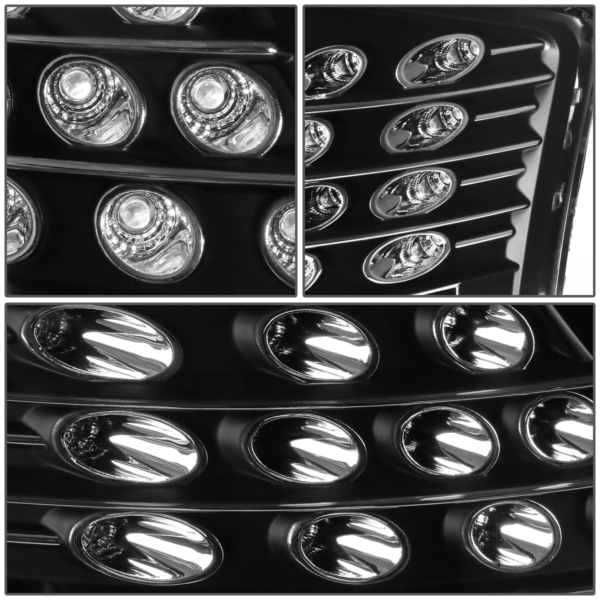 FAROS 02-04 AUDI A6, A6 QUATTRO FACELIFTED MODELS - DOES NOT FIT MODELS WITH OEM XENON HID HEADLIGHTS - ONLY FITS MODELS WITH FACTORY HALOGEN HEADLIGHTS - DOES NOT FIT 4.2L V8 MODELS - LED DRL - PROJECTOR - BLACK HOUSING / CLEAR LENS / AMBER SIGNAL