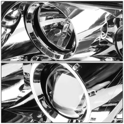 FAROS 02-04 AUDI A6, A6 QUATTRO FACELIFTED MODELS - DOES NOT FIT MODELS WITH OEM XENON HID HEADLIGHTS - ONLY FITS MODELS WITH FACTORY HALOGEN HEADLIGHTS - DOES NOT FIT 4.2L V8 MODELS - LED DRL - PROJECTOR - CHROME HOUSING / CLEAR LENS / AMBER SIGNAL