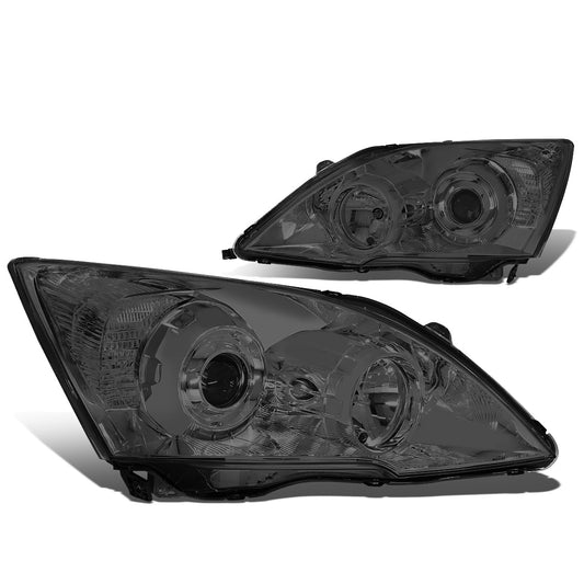 FAROS 07-11 HONDA CR-V 4-DOOR - PROJECTOR - SMOKE HOUSING / CLEAR CORNER - H1 LOW BEAM / HIGH BEAM