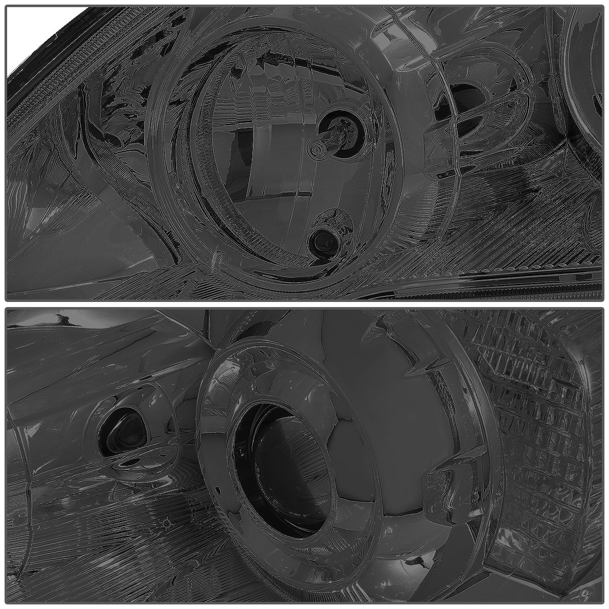 FAROS 07-11 HONDA CR-V 4-DOOR - PROJECTOR - SMOKE HOUSING / CLEAR CORNER - H1 LOW BEAM / HIGH BEAM