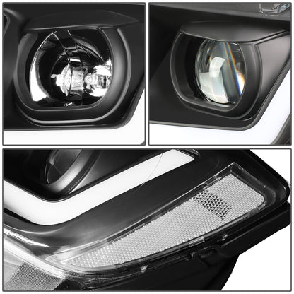 FAROS 11-13 JEEP GRAND CHEROKEE - FITS MODELS WITH HALOGEN HEADLIGHTS ONLY - PROJECTOR LOW BEAM - BLACK HOUSING / CLEAR CORNER - H1 LOW BEAM / 9005 HIGH BEAM