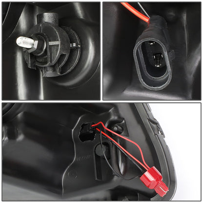 FAROS 11-13 JEEP GRAND CHEROKEE - FITS MODELS WITH HALOGEN HEADLIGHTS ONLY - PROJECTOR LOW BEAM - BLACK HOUSING / CLEAR CORNER - H1 LOW BEAM / 9005 HIGH BEAM