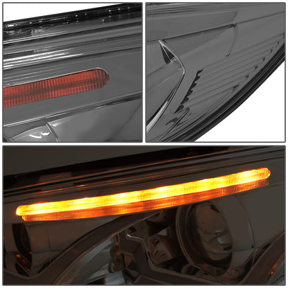 FAROS 15-17 FORD FOCUS 4-DOOR - ONLY FITS HALOGEN HEADLIGHT MODELS -  DOES NOT FIT ELECTRIC MODELS - LED - DUAL HALO PROJECTOR - SMOKE HOUSING / AMBER CORNER - H11 LOW BEAM / H1 HIGH BEAM