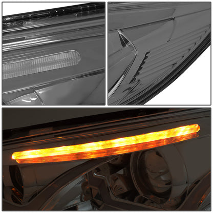 FAROS 15-17 FORD FOCUS 4-DOOR - ONLY FITS HALOGEN HEADLIGHT MODELS -  DOES NOT FIT ELECTRIC MODELS - LED - DUAL HALO PROJECTOR - SMOKE HOUSING / CLEAR CORNER - H11 LOW BEAM / H1 HIGH BEAM