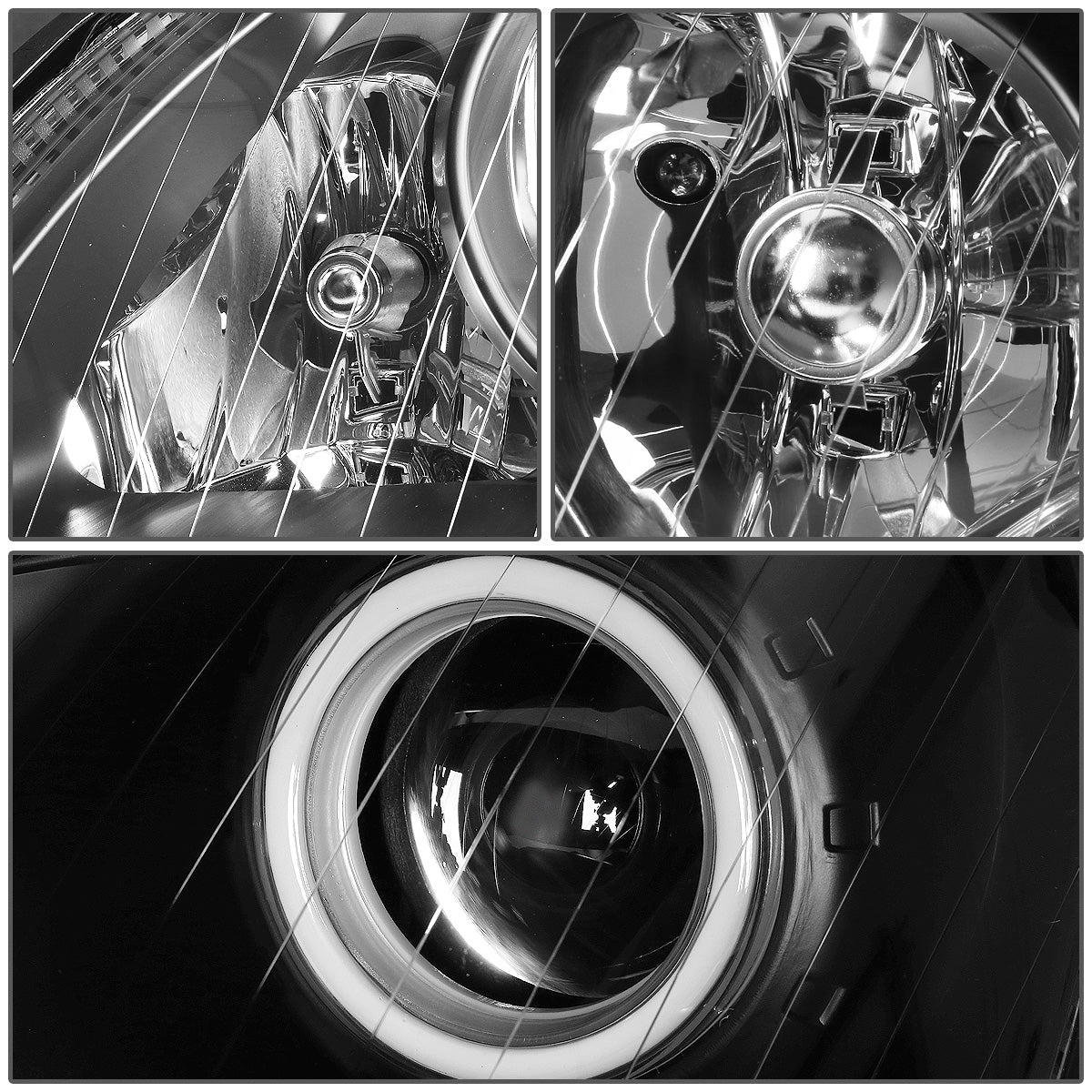 FAROS 00-06 MERCEDES BENZ S430 , S500 , S600 / 01-06 MERCEDES BENZ S55 AMG / 05-06 MERCEDES BENZ S65 AMG / 06 MERCEDES BENZ S350 4-DOOR - FITS MODELS WITH FACTORY HALOGEN HEADLIGHTS ONLY - DOES NOT FIT MODELS WITH FACTORY HIDS - LED DRL - HALO PROJ