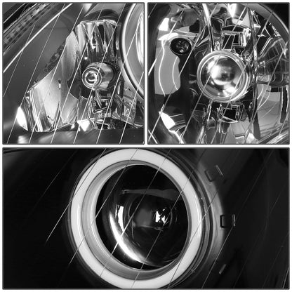FAROS 00-06 MERCEDES BENZ S430 , S500 , S600 / 01-06 MERCEDES BENZ S55 AMG / 05-06 MERCEDES BENZ S65 AMG / 06 MERCEDES BENZ S350 4-DOOR - FITS MODELS WITH FACTORY HALOGEN HEADLIGHTS ONLY - DOES NOT FIT MODELS WITH FACTORY HIDS - LED DRL - HALO PROJ