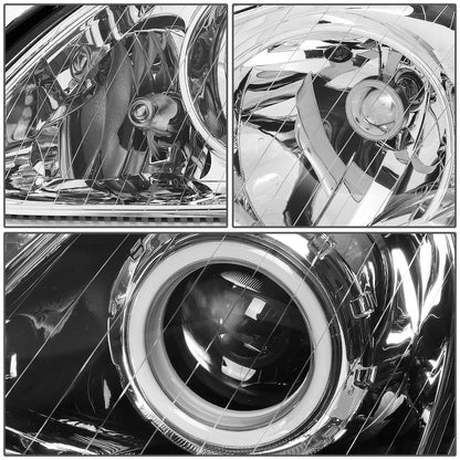 FAROS 00-06 MERCEDES BENZ S430 , S500 , S600 / 01-06 MERCEDES BENZ S55 AMG / 05-06 MERCEDES BENZ S65 AMG / 06 MERCEDES BENZ S350 4-DOOR - FITS MODELS WITH FACTORY HALOGEN HEADLIGHTS ONLY - DOES NOT FIT MODELS WITH FACTORY HIDS - LED DRL - HALO PROJ