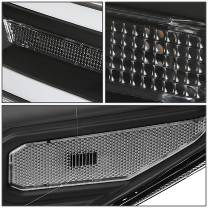 FAROS 16-20 TOYOTA TACOMA - FITS MODELS WITH HALOGEN HEADLIGHTS WITHOUT LED DRL - SEQUENTIAL SIGNAL LED DRL - PROJECTOR LOW BEAM - BLACK HOUSING / CLEAR CORNER - H7 HIGH / LOW BEAM / 2825 MARKER