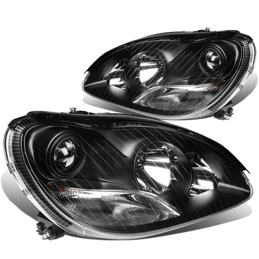 FAROS 00-06 MERCEDES-BENZ S-CLASS W220 4-DOOR - PROJECTOR - BLACK HOUSING - H7 LOW BEAM / HIGH BEAM