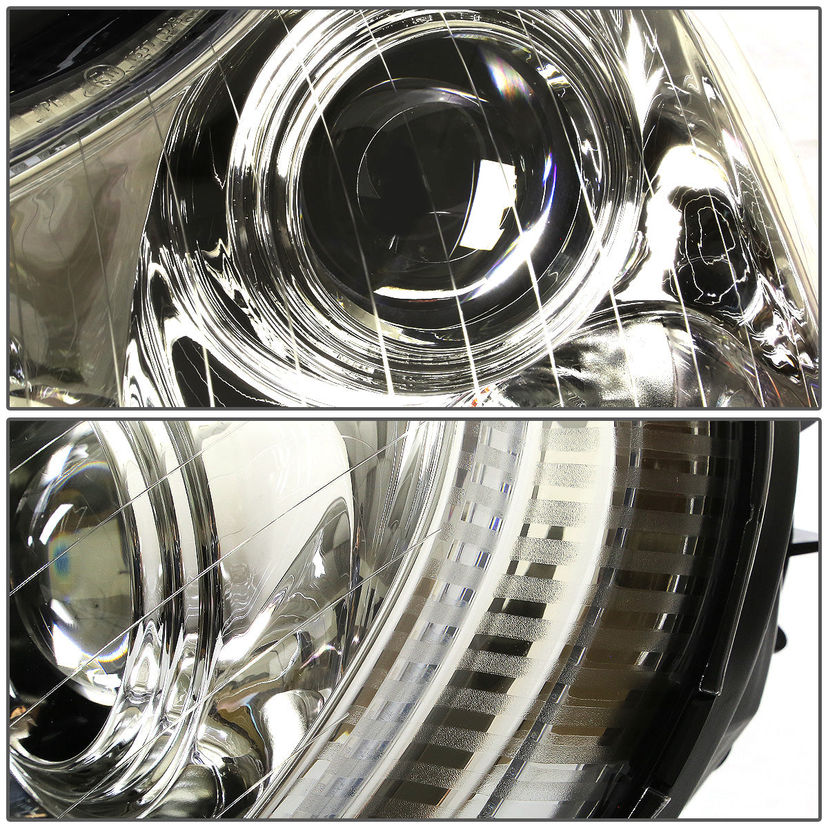 FAROS 00-06 MERCEDES-BENZ S-CLASS W220 4-DOOR - PROJECTOR - CHROME HOUSING - H7 LOW BEAM / HIGH BEAM