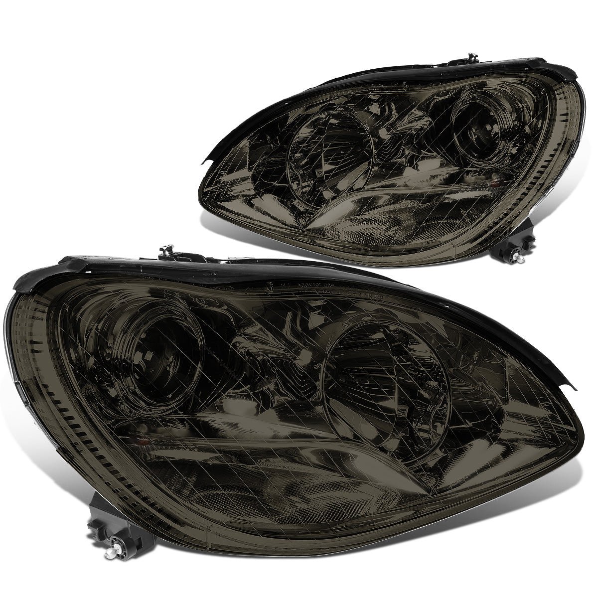 FAROS 00-06 MERCEDES-BENZ S-CLASS W220 4-DOOR - PROJECTOR - SMOKE HOUSING - H7 LOW BEAM / HIGH BEAM