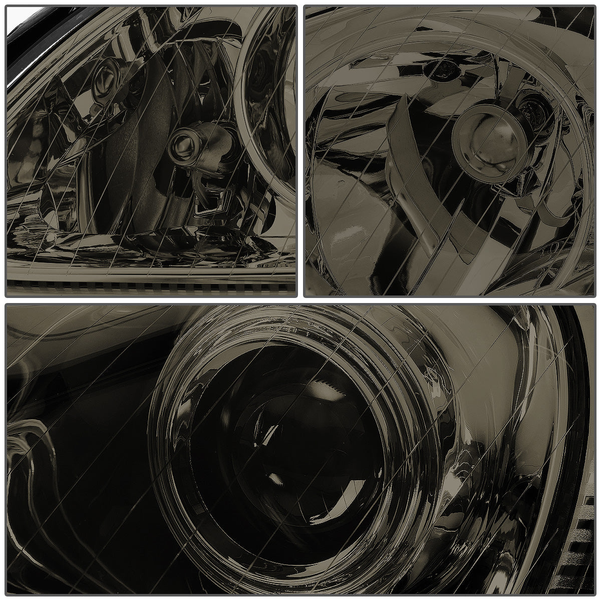 FAROS 00-06 MERCEDES-BENZ S-CLASS W220 4-DOOR - PROJECTOR - SMOKE HOUSING - H7 LOW BEAM / HIGH BEAM