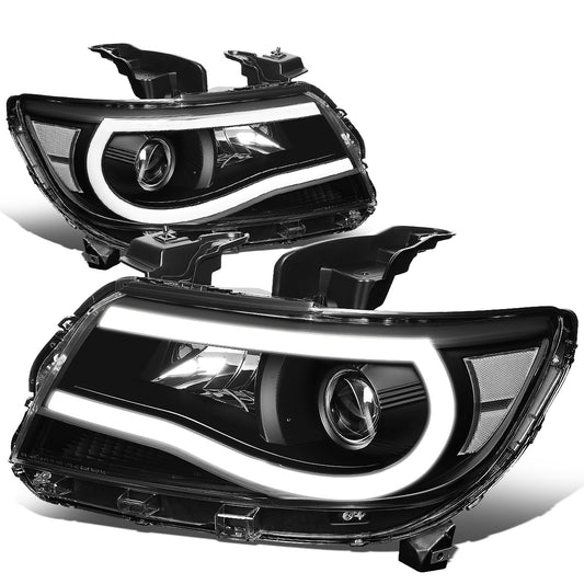 FAROS 15-20 CHEVY COLORADO - FULL LED U-TUBE DRL - PROJECTOR - BLACK HOUSING / CLEAR CORNER