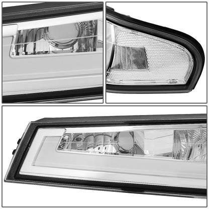 FAROS 04-12 CHEVY COLORADO - LED RUNNING LIGHTS REQUIRE TAPPING INTO EXISTING WIRING - LED DRL - CHROME HOUSING / CLEAR CORNER - 9006 LOW BEAM / 9005 HIGH