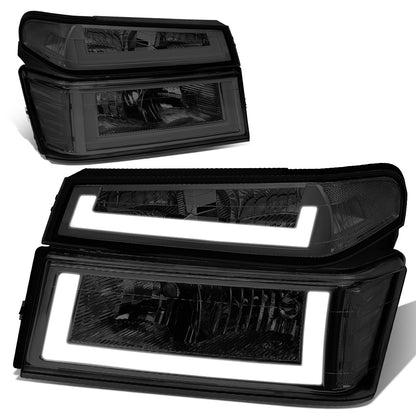 FAROS 04-12 CHEVY COLORADO - LED RUNNING LIGHTS REQUIRE TAPPING INTO EXISTING WIRING - LED DRL - SMOKE HOUSING / CLEAR CORNER - 9006 LOW BEAM / 9005 HIGH