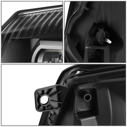 FAROS 07-14 CADILLAC ESCALADE / 07-14 CADILLAC ESCALADE ESV / 07-13 CADILLAC ESCALADE EXT - PROJECTOR HOUSING - H7 / H1 - BLACK HOUSING / AMBER CORNER