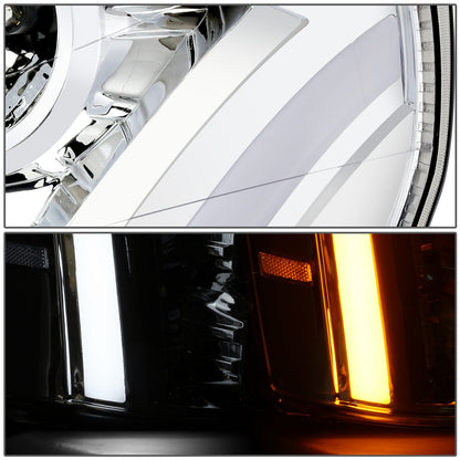 FAROS 07-14 CADILLAC ESCALADE / 07-14 CADILLAC ESCALADE ESV / 07-13 CADILLAC ESCALADE EXT - PROJECTOR HOUSING - H7 / H1 - CHROME HOUSING / CLEAR CORNER
