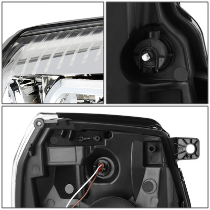 FAROS 07-14 CADILLAC ESCALADE / 07-14 CADILLAC ESCALADE ESV / 07-13 CADILLAC ESCALADE EXT - PROJECTOR HOUSING - H7 / H1 - CHROME HOUSING / CLEAR CORNER