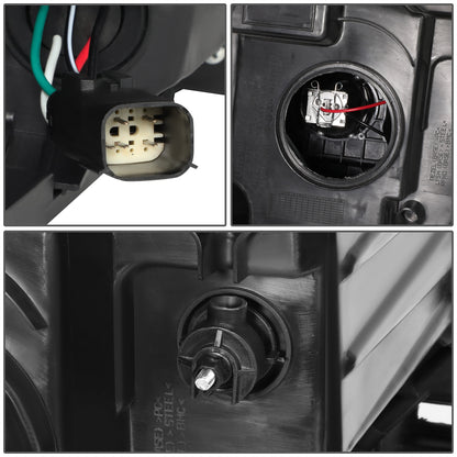 FAROS 19-21 CHEVY SILVERADO 1500 WT/CUSTOM/TRAIL BOSS ONLY / 22 SILVERADO 1500 LTD - LED DRL - QUAD PROJECTOR - BLACK HOUSING / AMBER CORNER - H1 HIGH / H1 LOW / 7444 SIGNAL - DOES NOT FIT FACTORY LED MODELS