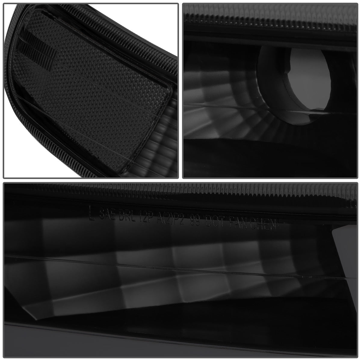 FAROS 99-02 CHEVY SILVERADO 1500, 2500 / 01-02 CHEVY SILVERADO 1500HD, SILVERADO 2500HD, SILVERADO 3500 / 00-06 CHEVY SUBURBAN 1500, SUBURBAN 2500, TAHOE - LED DRL - DRL REQUIRES WIRING INTO EXISTING LIGHTING HARNESS - 4PC - BLACK HOUSING / CLEAR CORNER /