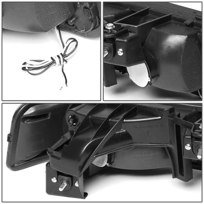 FAROS 99-02 CHEVY SILVERADO 1500, 2500 / 01-02 CHEVY SILVERADO 1500HD, SILVERADO 2500HD, SILVERADO 3500 / 00-06 CHEVY SUBURBAN 1500, SUBURBAN 2500, TAHOE - LED DRL - DRL REQUIRES WIRING INTO EXISTING LIGHTING HARNESS - 4PC - BLACK HOUSING / CLEAR CORNER /