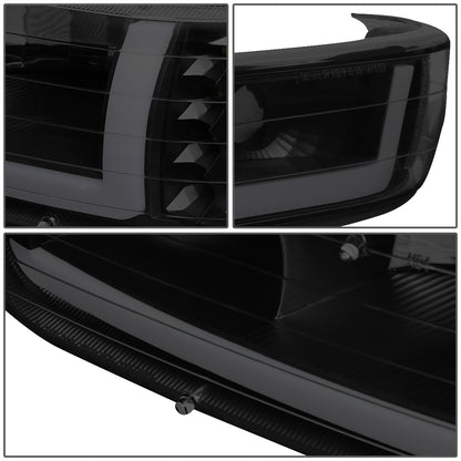 FAROS 99-02 CHEVY SILVERADO 1500, 2500 / 01-02 CHEVY SILVERADO 1500HD, SILVERADO 2500HD, SILVERADO 3500 / 00-06 CHEVY SUBURBAN 1500, SUBURBAN 2500, TAHOE - LED DRL - DRL REQUIRES WIRING INTO EXISTING LIGHTING HARNESS - 4PC - BLACK HOUSING / CLEAR CORNER /