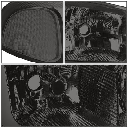 FAROS 2001 GMC SIERRA C3 / 02-06 GMC SIERRA 1500 DENALI / 01-06 GMC YUKON DENALI, YUKON XL 1500 DENALI / 2007 GMC SIERRA 1500 DENALI - LED DRL - 4PC - SMOKE HOUSING / CLEAR CORNER