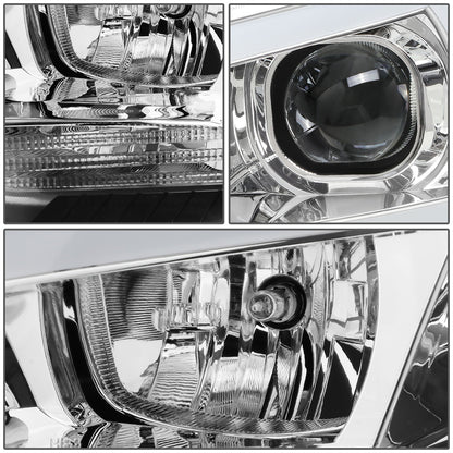 FAROS 11-14 DODGE CHARGER WITH HALOGEN HEADLIGHTS - LED DRL - PROJECTOR - CHROME HOUSING / CLEAR CORNER - 9005 HIGH / H11 LOW BEAM / 3157A TURN SIGNAL