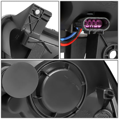 FAROS 11-14 DODGE CHARGER WITH HALOGEN HEADLIGHTS - LED DRL - PROJECTOR - SMOKE HOUSING / CLEAR CORNER - 9005 HIGH / H11 LOW BEAM / 3157A TURN SIGNAL