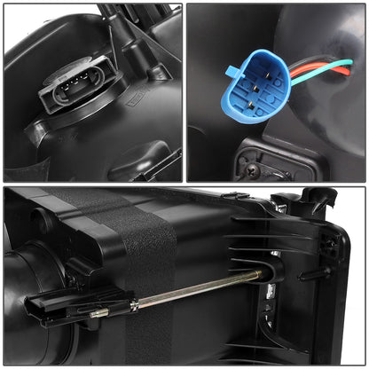 FAROS 02-05 DODGE RAM 1500 2500 3500 - LED DRL - PROJECTOR - SMOKE HOUSING / CLEAR CORNER - H7 HIGH / LOW BEAM / LED SIGNAL